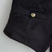 Women Clothing French Black Velvet V Neck Vest Jacket-Fancey Boutique