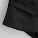 Women Clothing French Black Velvet V Neck Vest Jacket-Fancey Boutique