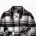 Fall Women Clothing Street Plaid Woolen Short Shacket-Fancey Boutique