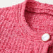 Women Clothing French All Match Pocket Decoration Classic Knitted Cardigan Coat-Fancey Boutique