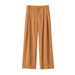 Color-Orange-Autumn Multi Color High Waist Slimming Loose Casual Trousers-Fancey Boutique