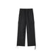 Color-Black-Spring Comfortable Casual Loose Cotton Cargo Parachute Sports Pants-Fancey Boutique