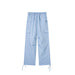 Color-Light Blue-Spring Comfortable Casual Loose Cotton Cargo Parachute Sports Pants-Fancey Boutique