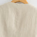 Spring Women Linen Short Vest Jacket-Fancey Boutique