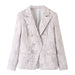 Color-Multi-Spring Women Clothing Texture Blazer-Fancey Boutique