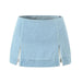 Color-Denim Blue Skirt-Summer Sexy Zipper Waist Denim Small Sling Heightened Waist Bag Hip Skirt Sexy Set-Fancey Boutique