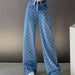 High Waist Slimming Mopping Straight Leg Denim Wide Leg Pants Women Loose Niche High Street-skyblue-Fancey Boutique