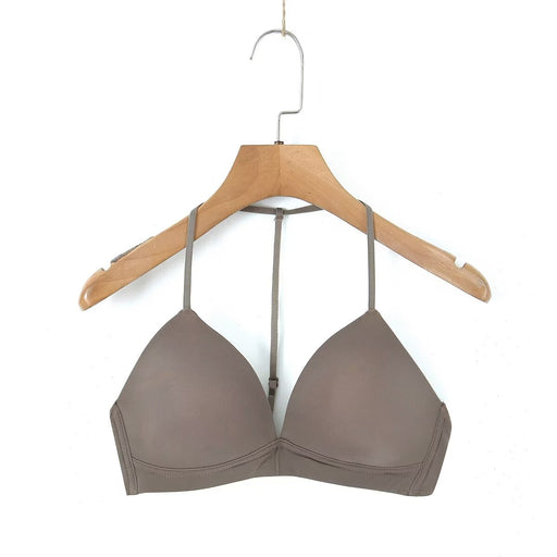 Color-Khaki-Autumn Sexy Senior Sexy Exposed Back Base Comfortable Back Shaping Sling-Fancey Boutique