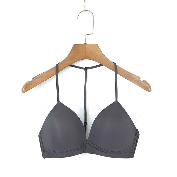 Color-Dark Grey-Autumn Sexy Senior Sexy Exposed Back Base Comfortable Back Shaping Sling-Fancey Boutique