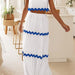 Women Clothing Lace Collage Sleeveless Short Vest High Waist Long Skirt Set-Fancey Boutique