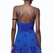 Color-Summer Bandeau Sling Short Hollow Out Cutout Out Solid Color Non Stretch Laminated Decoration Short Dress-Fancey Boutique