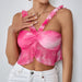 Women Wear Pink Top Tube Top Sexy Sexy Vest-Tank Top-Pink-Fancey Boutique