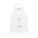 Women Spring Casual Bow Hanging Collar Top-White-Fancey Boutique