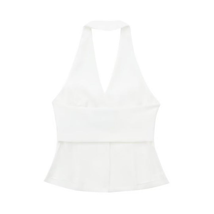 Women Clothing French Pure Sexy Backless Halter Camisole-Fancey Boutique