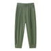 Color-Pants-Spring Women Clothing Double Button Casual Pleated Pants Sets-Fancey Boutique