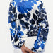 Women Casual Floral Printed Long Sleeved Shirt-Fancey Boutique