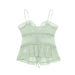 Women Transparent Laminated Decoration Vest Top-Fancey Boutique