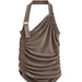 Color-Brown-Sexy Halter Dress Women Spring Belt Tight Pure Vest-Fancey Boutique