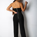 Color-Boutique Sexy Solid Color Lace Jumpsuit-Fancey Boutique