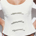 Color-Spring Summer French White Bow Decoration Slim Short Camisole Top-Fancey Boutique
