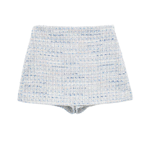 Women Clothing French Texture Short Coat Shorts Suit-Blue Shorts-Fancey Boutique
