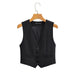 Spring Women Street All Match Short Vest-Black-Fancey Boutique