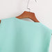 Vintage Women Breasted Short Cardigan Vest Casual Shorts Solid Color Set-Fancey Boutique