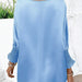 Solid Color round Neck Draught Batwing Sleeve Casual Loose Women Shirt-Fancey Boutique