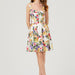 Women Summer Sleeveless Floral A Line Elegant Dress-White-Fancey Boutique