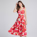 Women Summer Sleeveless Floral A Line Elegant Dress-Fancey Boutique