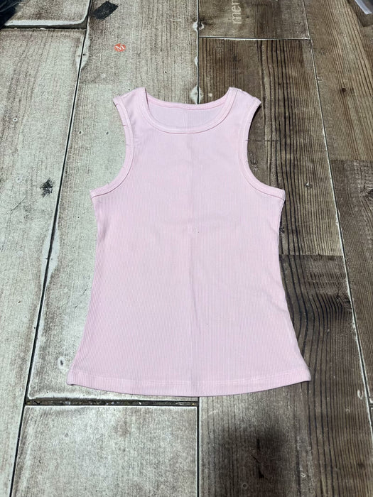 Classic Women Vest Knitted Stretch Small Sling Outerwear Bottoming Top-Tank Top-Pink-Fancey Boutique