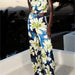 Spring Floral Print Sleeveless Elegant Jumpsuit-Fancey Boutique