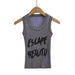 Spring Sexy Slim Fit Letter Graphic Printing Short Knitted Vest Camisole Women Chic-Fancey Boutique