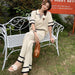 Short Sleeved Fashion Casual Loose All Match Slimming High Waist Knitted Suit-Fancey Boutique