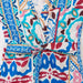 Women Clothing Summer Retro Ethnic V Neck Silk Satin Texture Printed Jumpsuit-Fancey Boutique