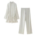 Women Pleated Kimono Casual Trousers-Fancey Boutique
