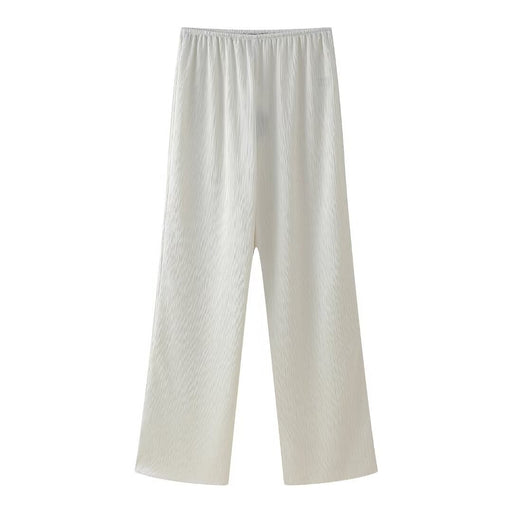Women Pleated Kimono Casual Trousers-Pants-Fancey Boutique