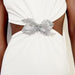 Women Jewelry Bowknot Decoration Backless Dress-Fancey Boutique