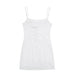 Women Clothing Sexy Suspenders Embroidered Poplin Short Dress-Fancey Boutique