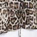 Summer Women Clothing Leopard Print Shirt Straight Leg Pants-Fancey Boutique