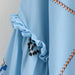 Women Clothing Spring Summer Printed Ruffled Collar Long Sleeve Shirt-Fancey Boutique