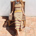 Spring Women Clothing Knitted Striped Coat Dress-Fancey Boutique