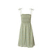 French Floral Printing Slip Dress Women Spring Retro Waist Controlled Slimming Dress-Emerald Green-Fancey Boutique