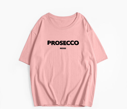 Letter Graphic Printed T Shirt Women Cotton Round Neck Loose Short Sleeves Top-Pink-Fancey Boutique