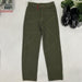 Fried Street Super Cool Straight Leg Pants Stitching Loose Mid Waist Worker Pants High Street Retro Jeans Trousers-Army Green-Fancey Boutique