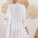 Cotton Long Sleeved Sunscreen Beach Cover Up Sexy Women Beach Dress-Fancey Boutique