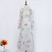 Women Spring Floral Elegant Button Long Skirt Three Piece Set-Fancey Boutique
