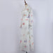 Women Spring Floral Elegant Button Long Skirt Three Piece Set-Fancey Boutique