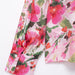 Spring Printed Silk Satin Texture Drape Shirt Women-Fancey Boutique