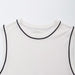 Summer Casual Contrast Color Trim Plain Stitch Top Vest Women-Fancey Boutique